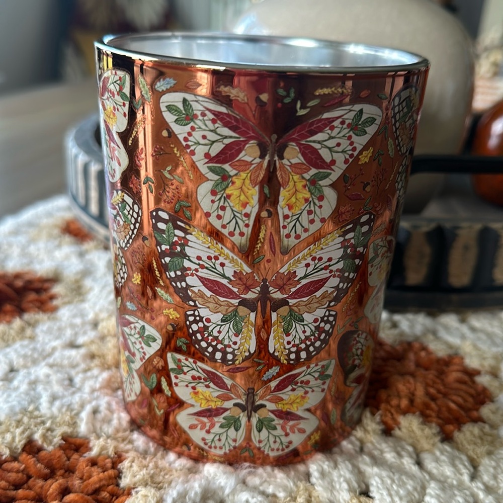 Martha Stewart Candle Butterfly Autumn Splendor Scent Soy Blend NEW